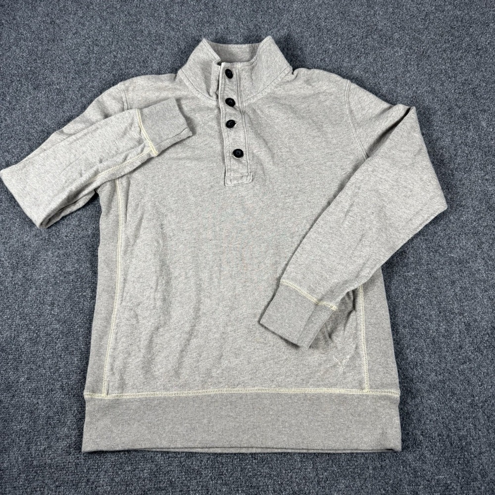 American Eagle Outfitters Henley Pullover Sweater Mens M Y2K Vintage Classic - Picture 4 of 7